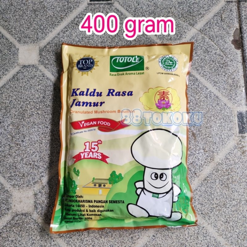 

Penyedap Totole 400 gram kaldu jamur vegetarian
