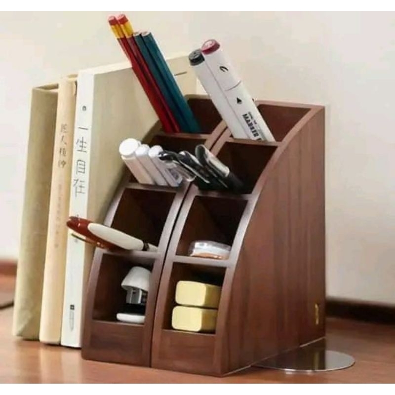 

Tempat Pensil dan Alat Tulis Estetik Modern Kayu Jati