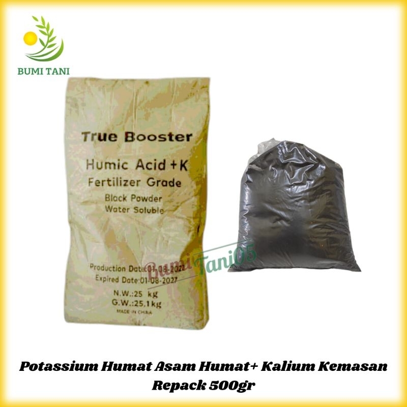 Potassium Humat Asam Humat+Kalium Kemasan Repack 500gr