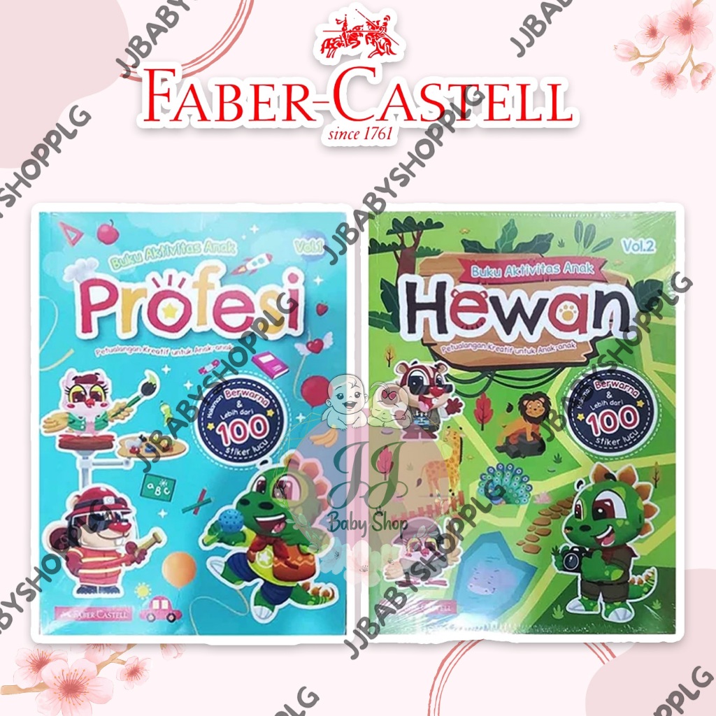 

Faber Castell Buku Aktifitas Anak Seri Profesi dan Hewan