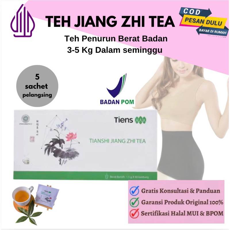 

tiens jiang zhi tea untuk menghancurkan lemak dan menurunkan berat badan 2-5 kg dalam seminggu