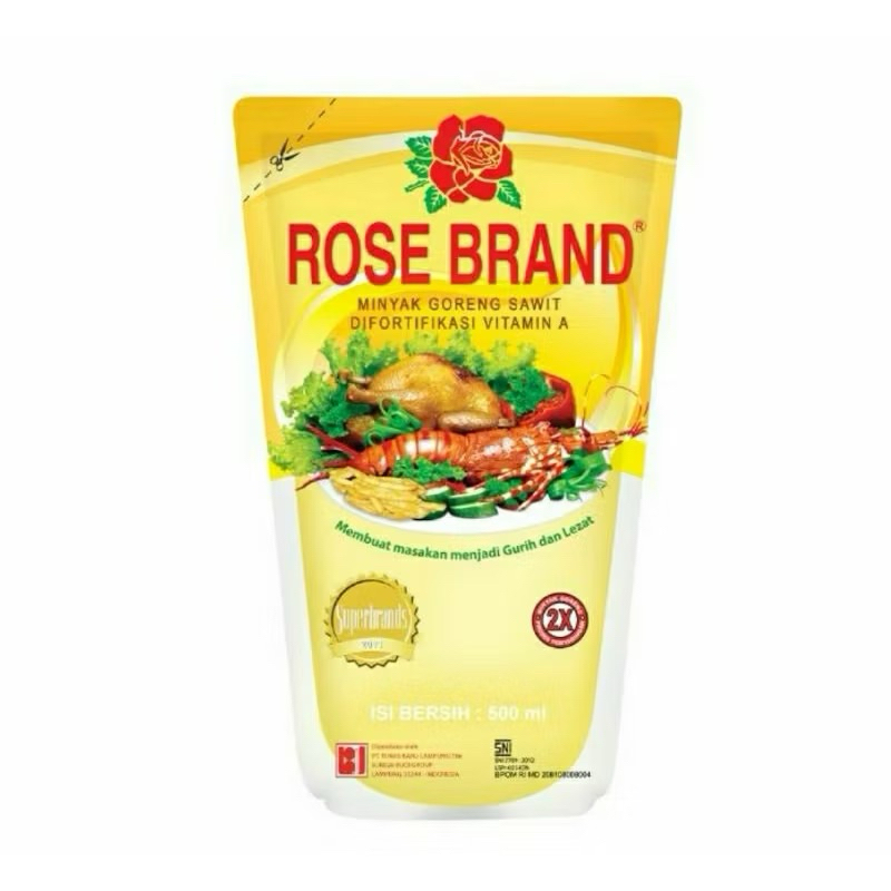 

Rose Brand Minyak Goreng Pouch 500 ml