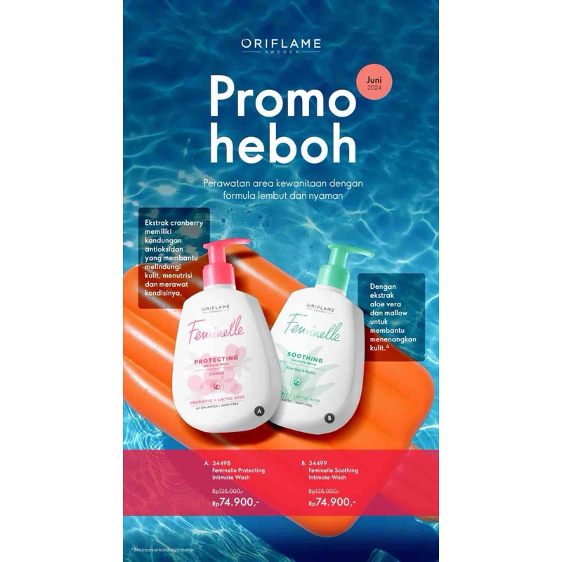 feminelle by oriflame pembersih v