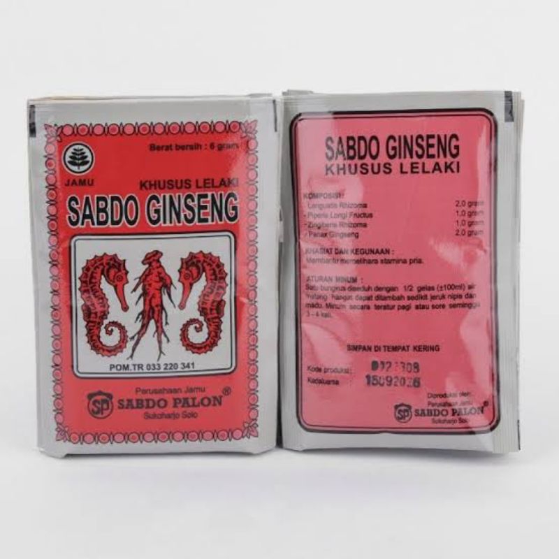 

Jamu Serbuk sabdo ginseng || Sabdo (10sachet)