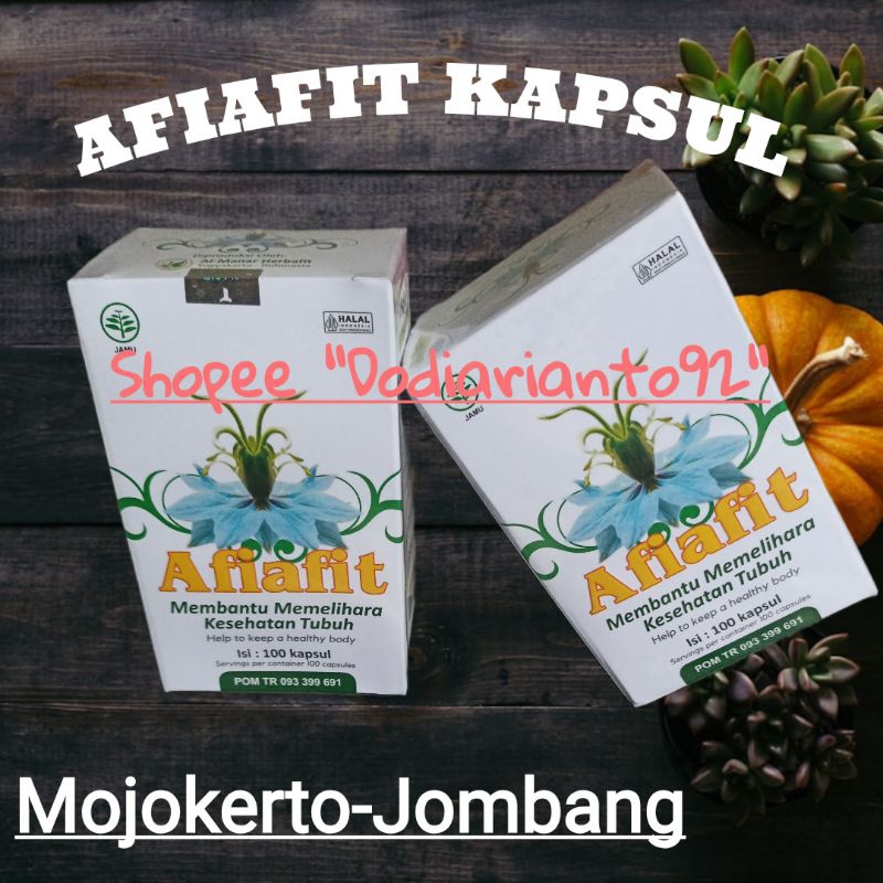 Afiafit kapsul jamu herbal di radio