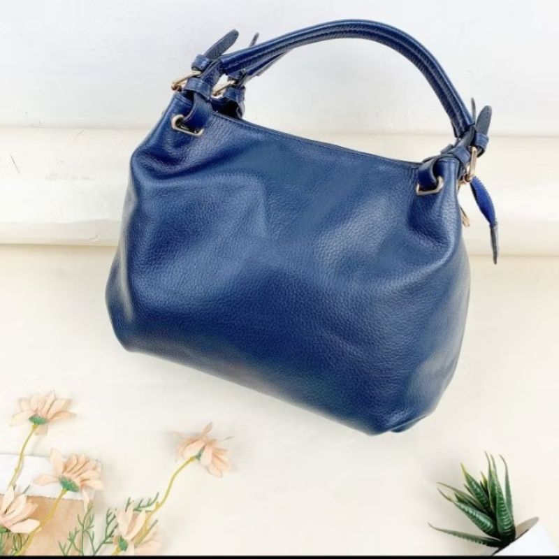 Tas wanita tas kulit wanita dobel tali panjang tas ukuran besar tas wanita uk medium bahan kulit asl