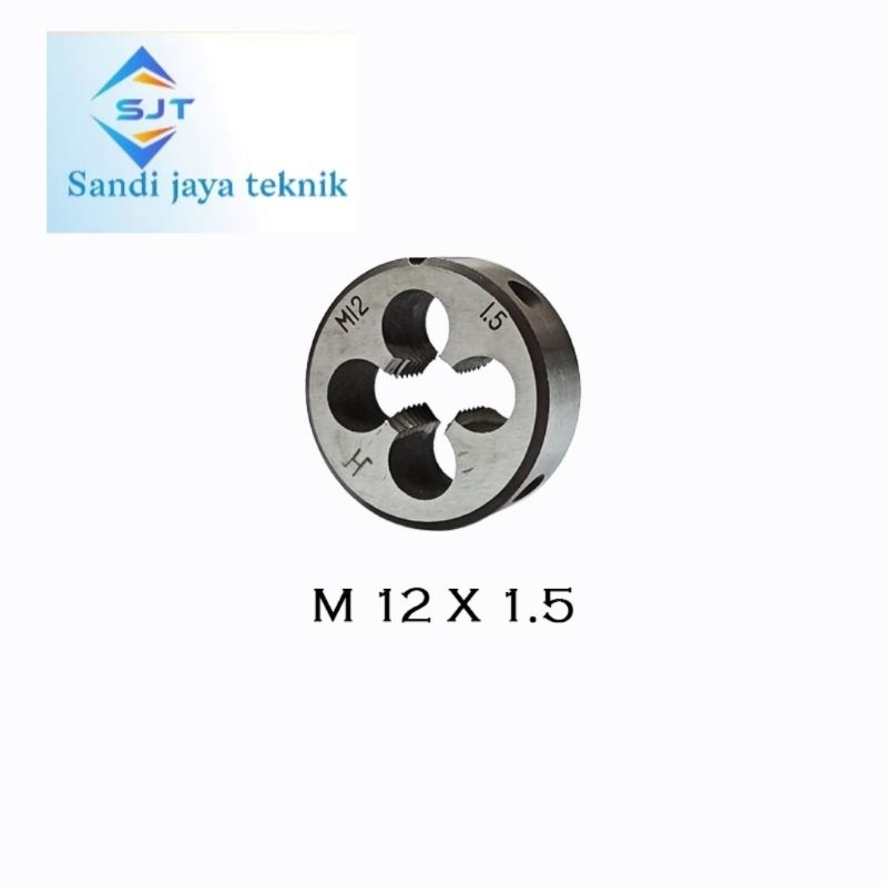 MATA SENAI SENAY M12x1.5 DRAT LUAR BAUT 17 SENAI DIES DRAT LUAR M12 x 1.5