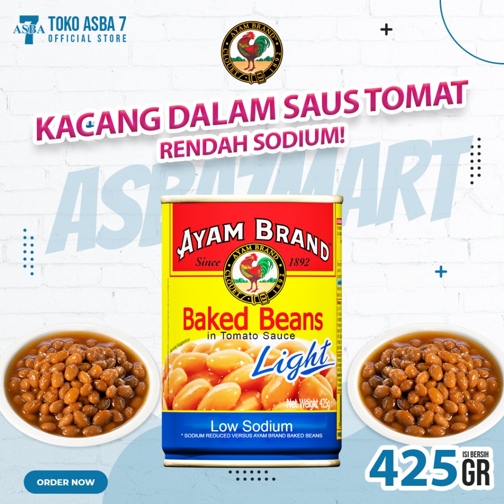 

AYAM BRAND BEANS LIGHT 425G