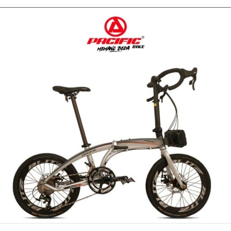 SEPEDA LIPAT 20 PACIFIC NORIS WHIZZ ORIGINAL Setir drop bar alloy 2x10sp