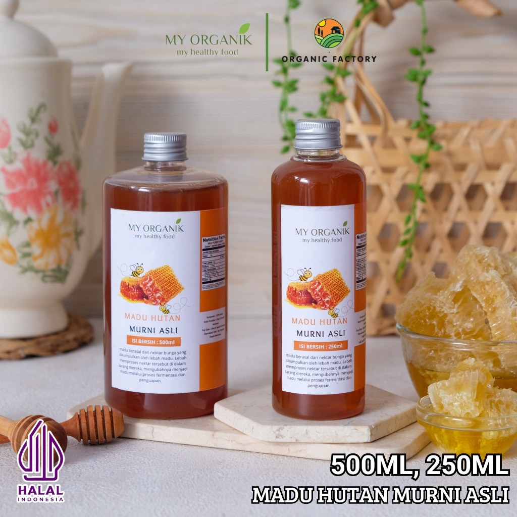 

My Organik Madu Hutan Premium Kalimantan 500ml KLM 100% Asli Original