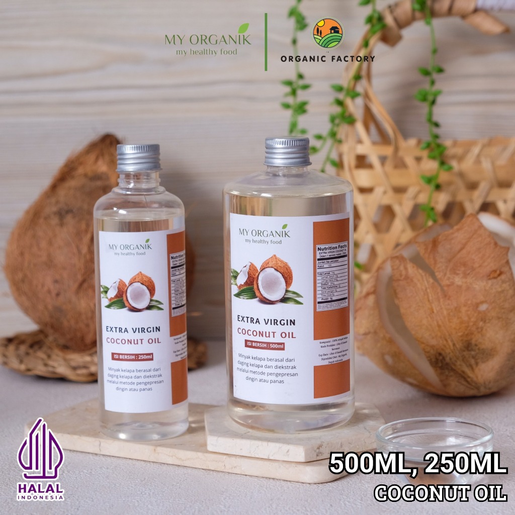 

My Organik Extra Virgin Coconut Oil VCO Minyak Kelapa Murni Asli Murni Organik Premium