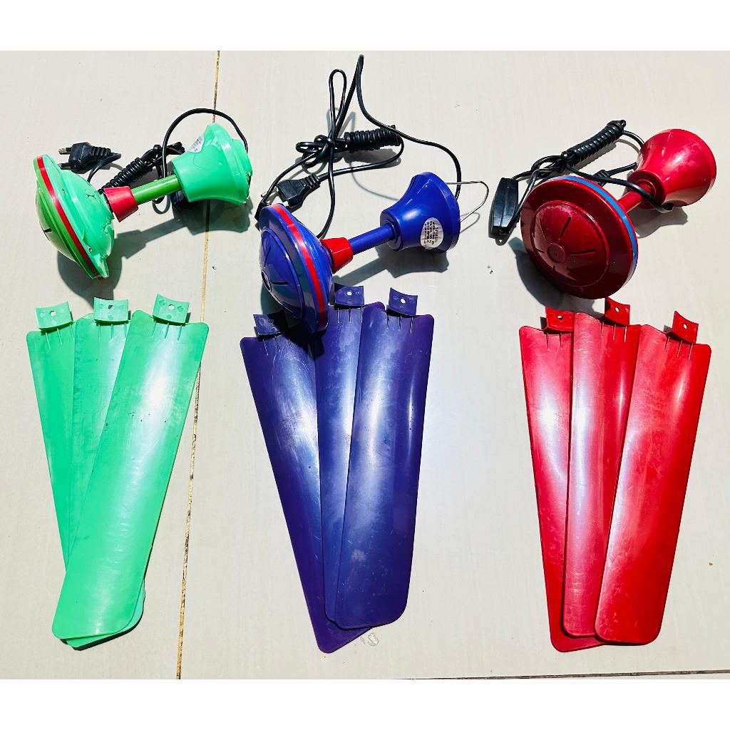 CUCI GUDANG KIPAS ANGIN GANTUNG 12W MICRO FAN 3BALING BALING ANGIN SEPOY SEJUK MINI FAN HELI FAN 12 