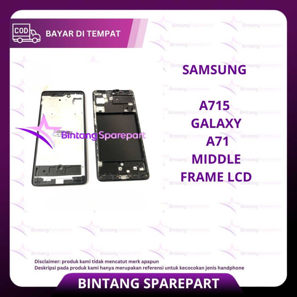MIDDLE FRAME LCD SAMSUNG A715 ( GALAXY A71 )