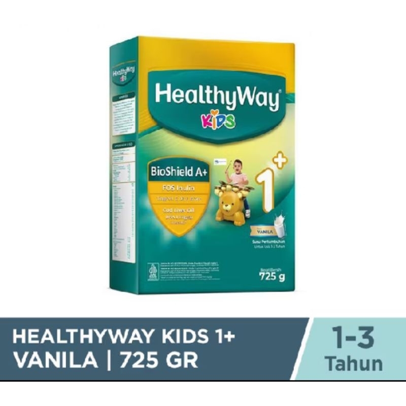 

HEALTHYWAY 1+ 725gr madu/vanila exp may-september 2025 box mulus