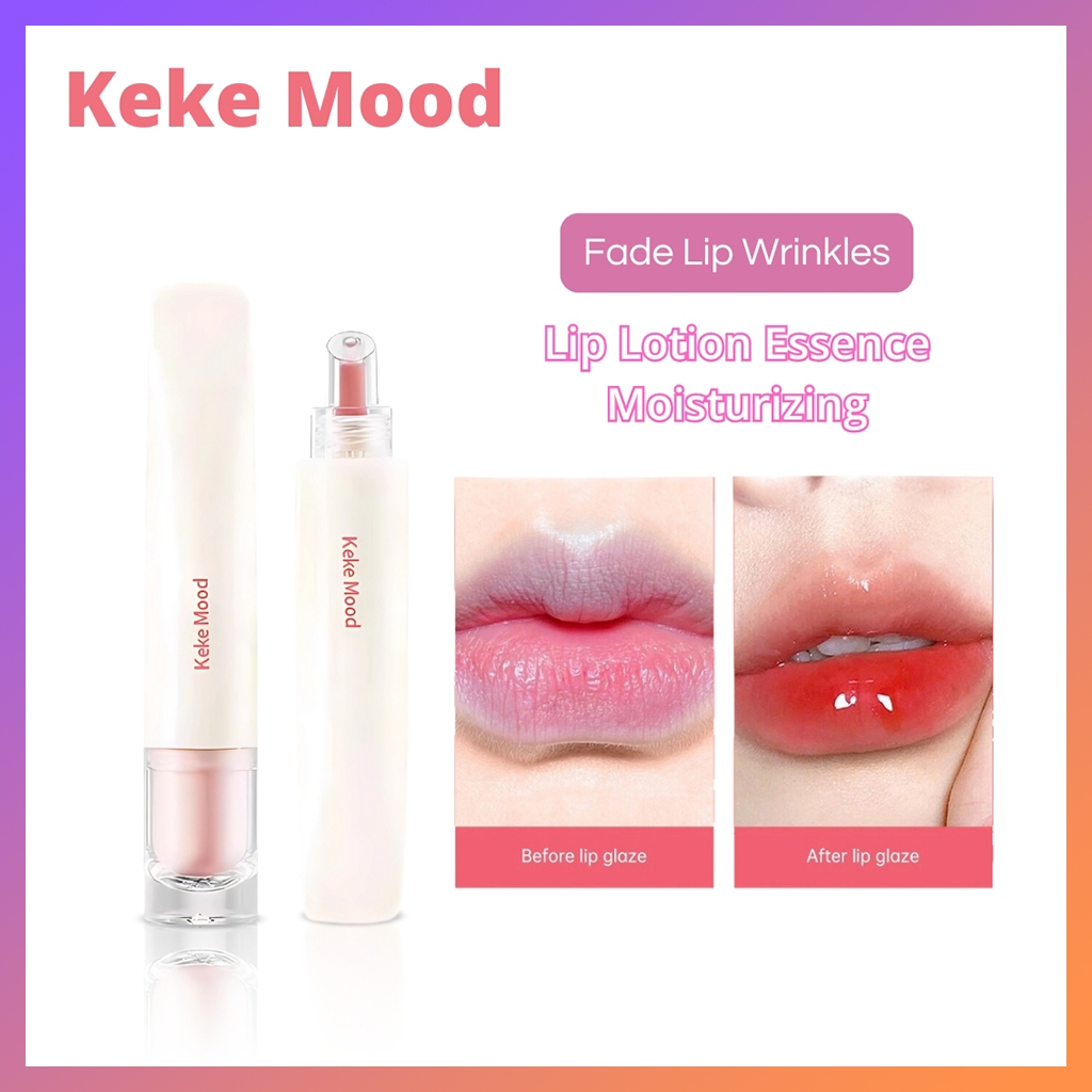 KEKEMOOD Lip Gloss Lip Tint Lip Balm Waterproof Long Lasting Water Mirror Look Tahan Lama XX139