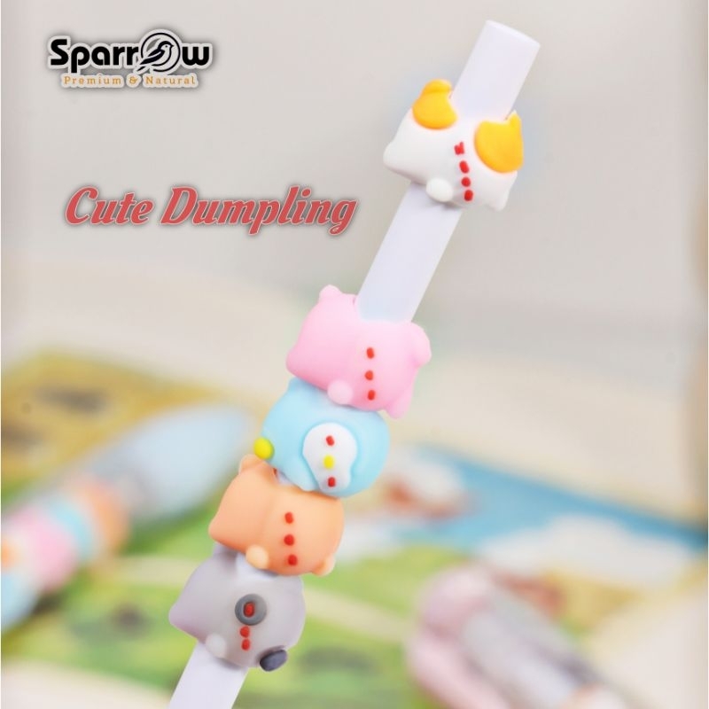 

Sparrow gel pen silicon karakter Cute Dumpling 8110