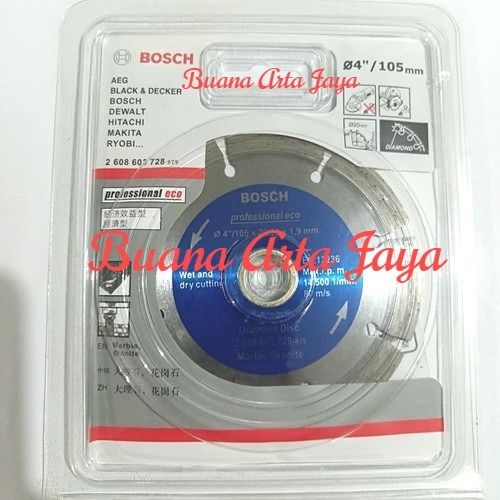 Bosch Pisau Potong Granit 4 inch - Biru