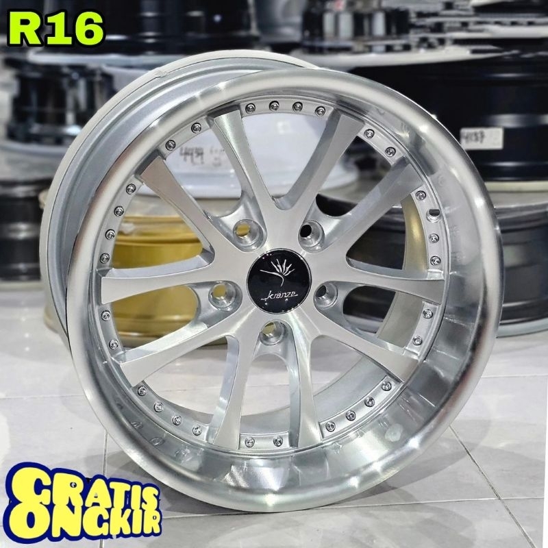 BONUS PENTIL velg mobil racing R16 KRANZE LXZ velg mobil ring 16 velg racing mobil import termurah b