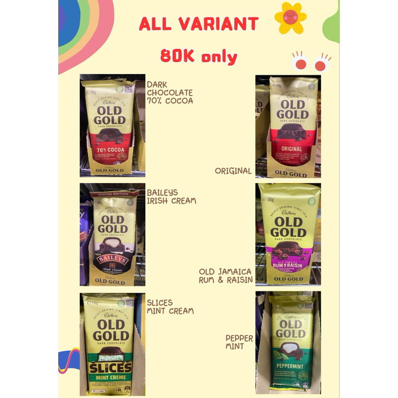 

Cadburry old gold Australia handcarry