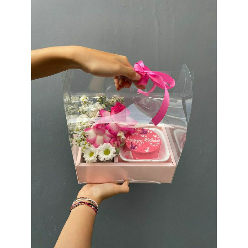 

Cake Flower Box/Bento Cake Flower Box/Hadiah Valentine/hadiah hari ibu/hadiah hari guru