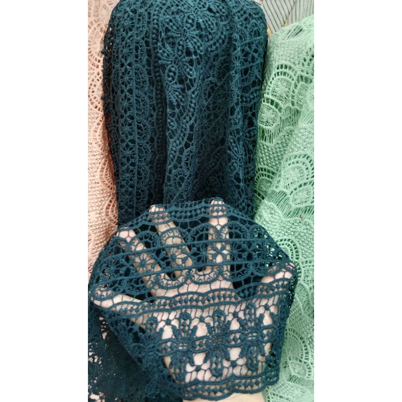 Bahan Kain Brukat  Prada // Brukat katun Prada