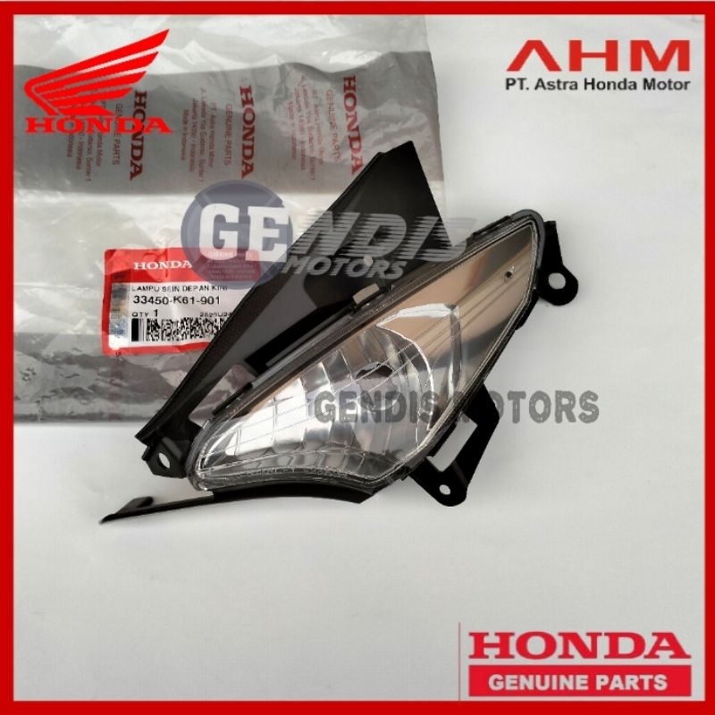 Lampu sein depan KIRI Beat pop original AHM