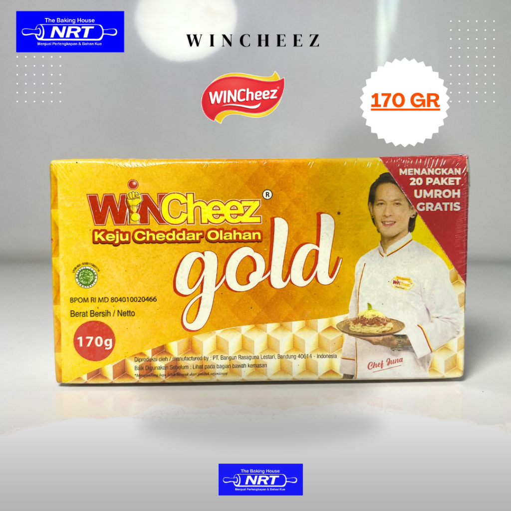 

Wincheez Gold Cheddar - Keju Wincheez Gold Cheddar 170 g