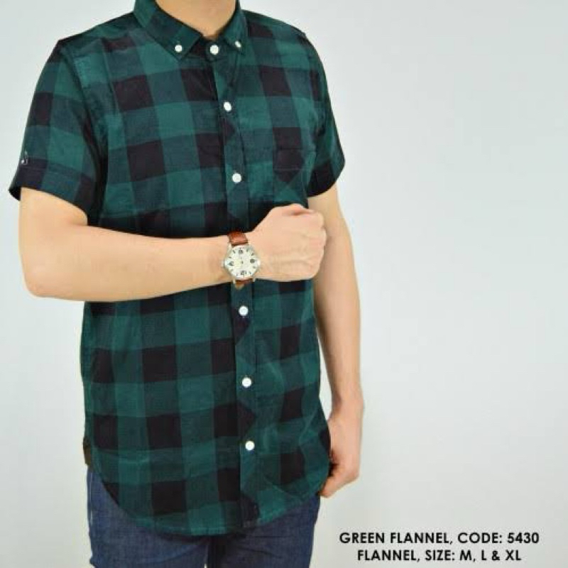 kemeja flanel merk gabs