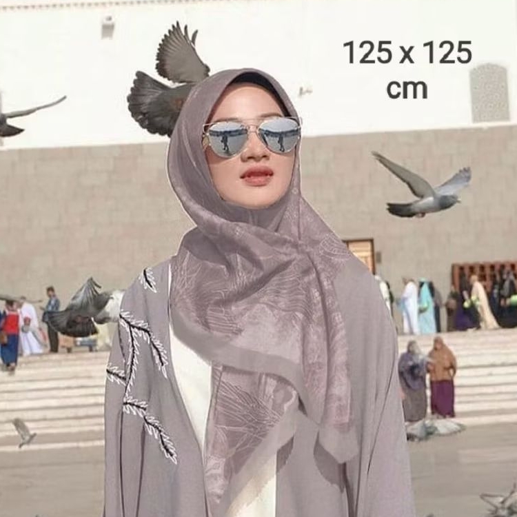 PROMO DISKON Mama In Fashion Sale Jilbab Syari Motif / hijab Syari / Kerudung Syari Segi empat