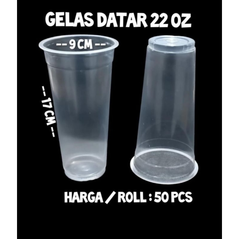GELAS CUP PLASTIK 22 OZ / GELAS CUP 22 OZ