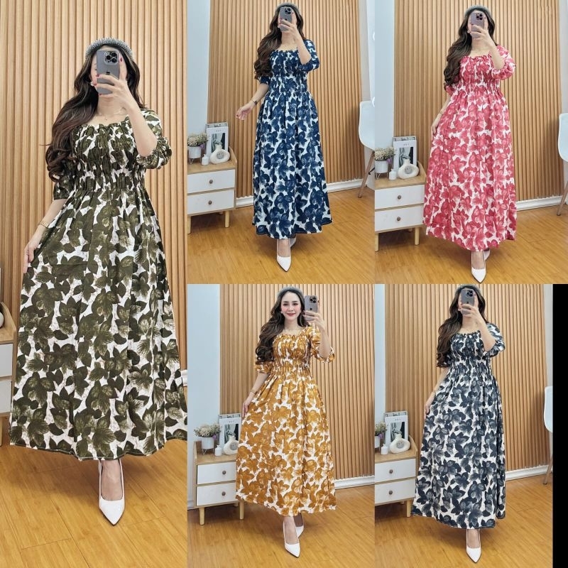 Daster KR Long Dress Smoke