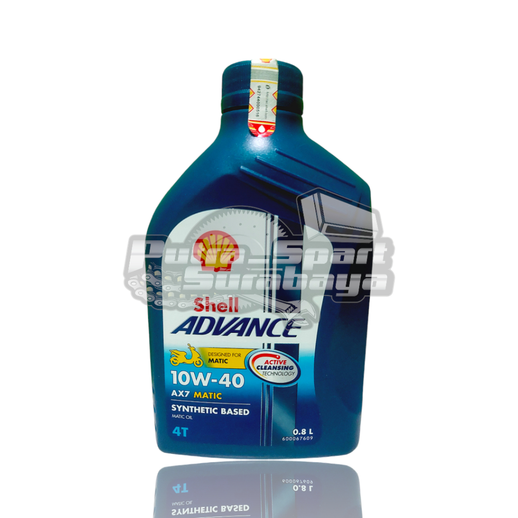 Oli Shell Advance 4T Biru AX7 Matic 10W-40 800 ML