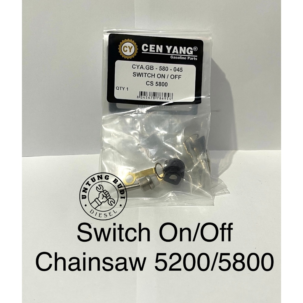 Saklar On Off Chainsaw 5200 5800 Switch Starter Kontak Gergaji Mesin Senso 20 22 24 inch