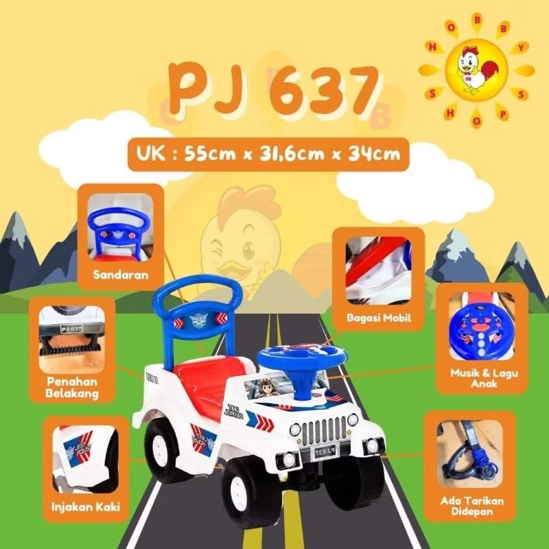 Mobil Mobil Mainan Anak Polisi Mobil Mainan Bisa Di Naiki Anak Mobil Tunggang Anak Polisi