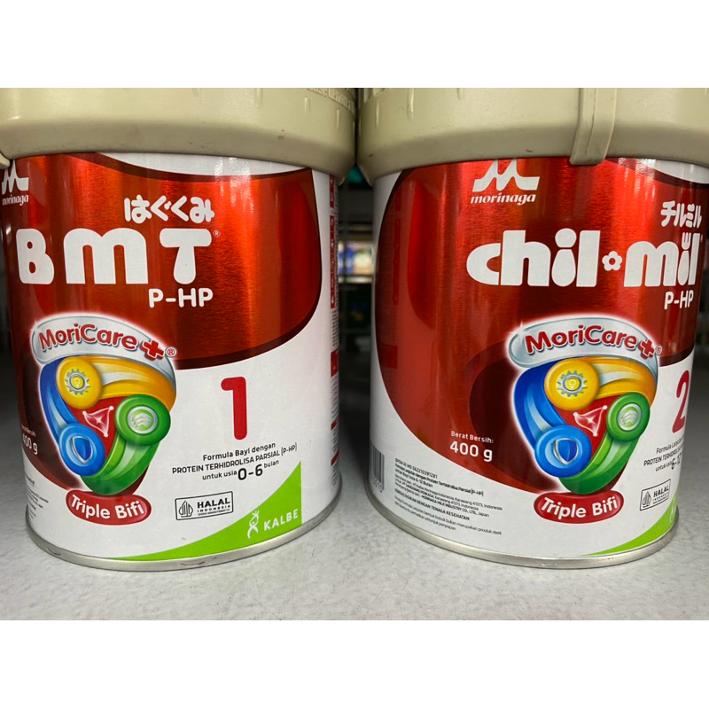 Morinaga BMT 1 / Chilmil 2 P-HP TIN 400g