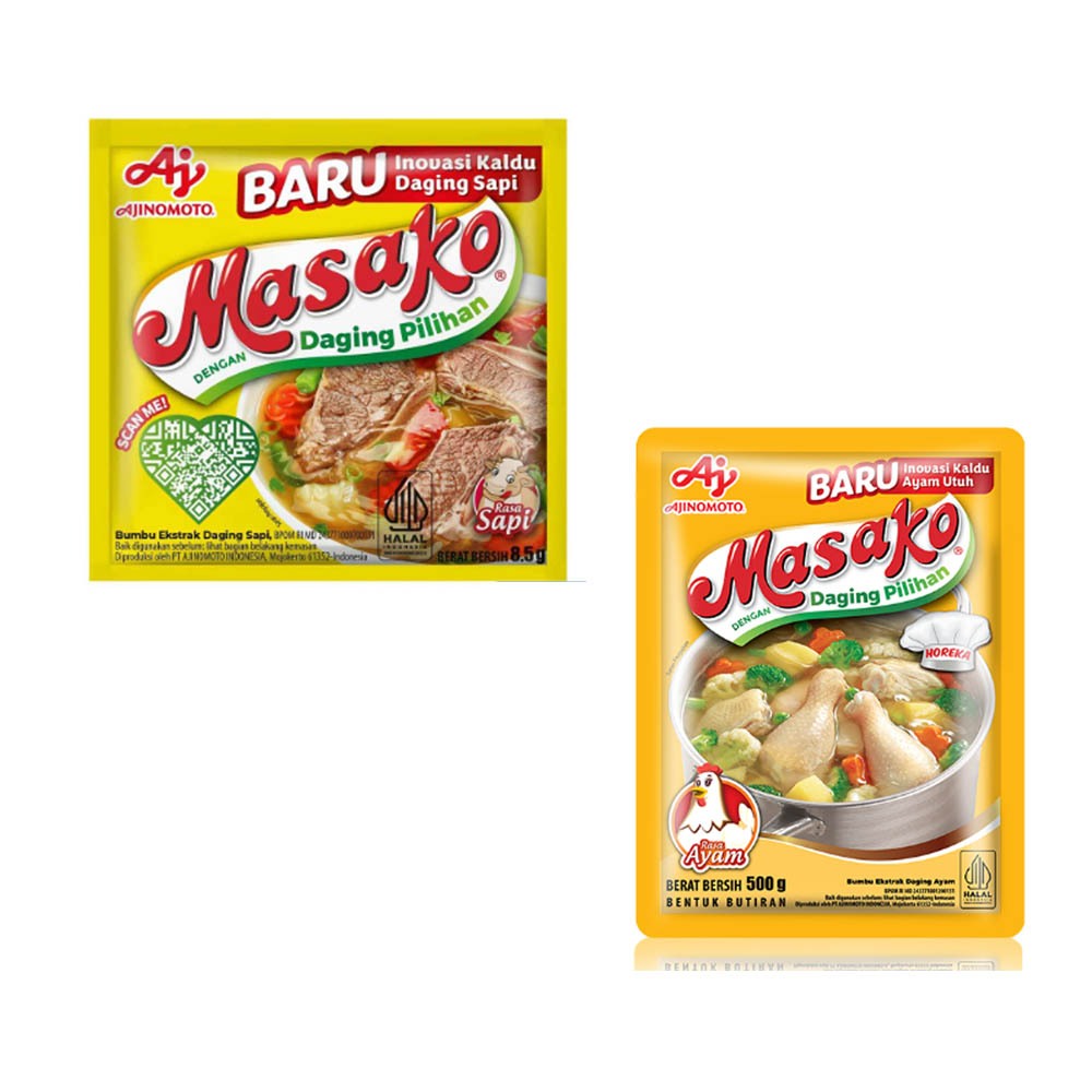 

MASAKO SACHET 8,5gr / Pack isi 12 sachet