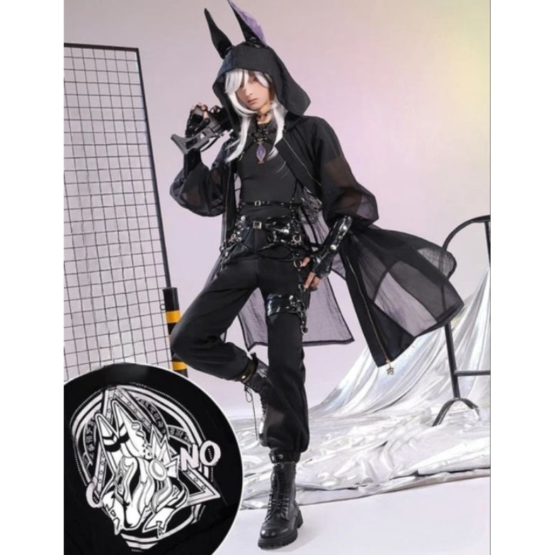 BUTIK RINDU CYNO SET LENGKAP Cyno genshin impact BodyBelt harness cosplayer sarung tangan kostum cos