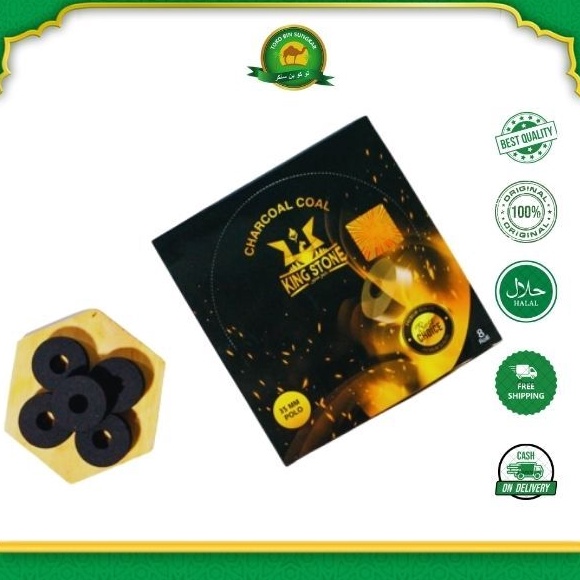 ARANG MAGIC BOX ARANG BRIKET KINGSTONE CHARCOAL Arang untuk Bakar Dupa Arab dan gaharu ART D4J5