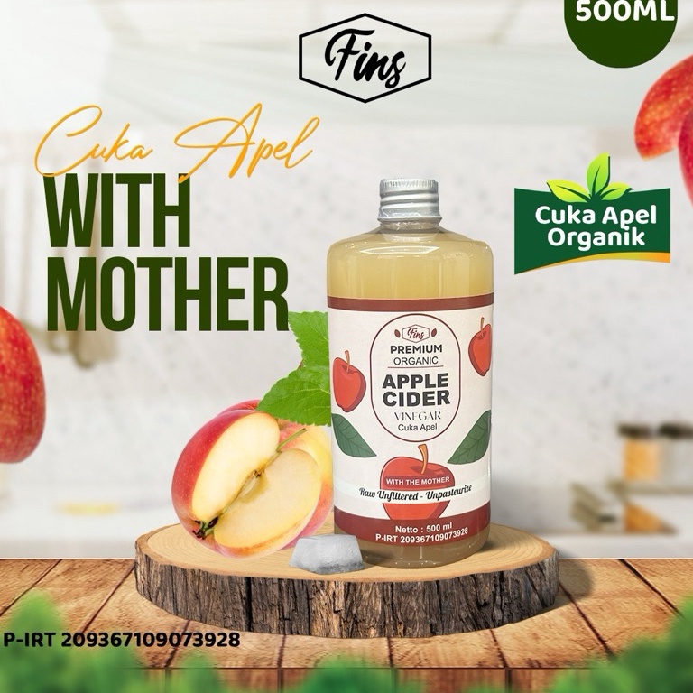 

New Collection Cuka Apel 5ml Apple Cider Vinegar Premium Cuka Apel Organik With The Mother Untuk Diet