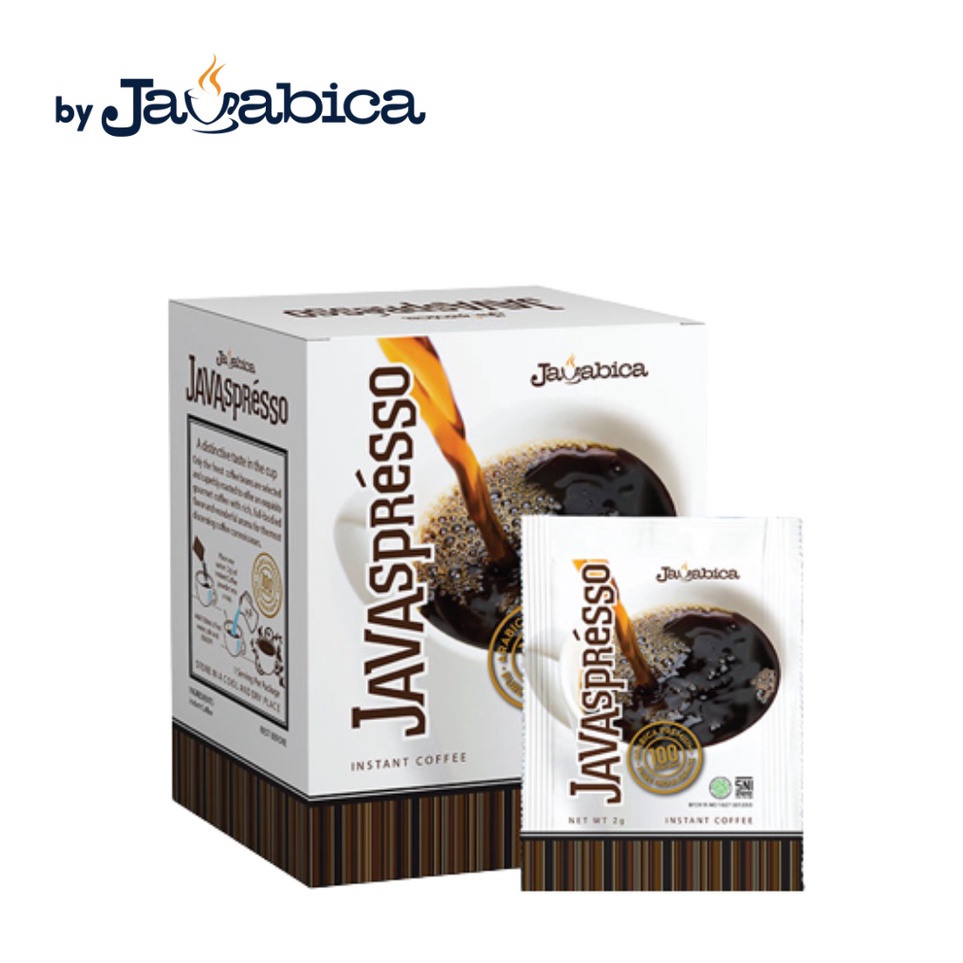 

Grab It Fast Espresso Instan Javabica Javaspresso Sachet 2 Gram x 25 Sachet