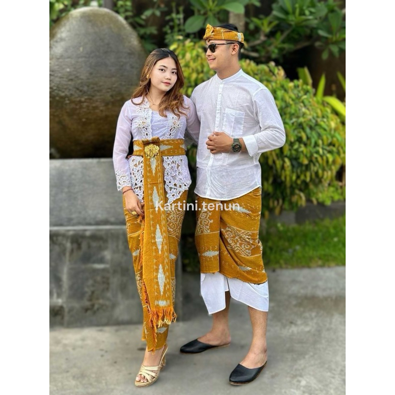 Blanket couple / Saput blanket bali couple original tenun blanket / Kamen Bali