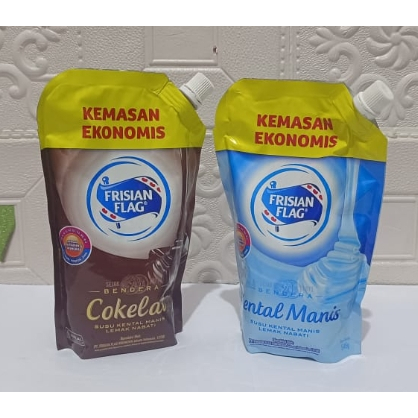 

SUSU FRISIAN FLAG KENTAL MANIS LEMAK NABATI 545 G GR GRAM KEMASAN EKONOMIS PUTIH DAN COKLAT