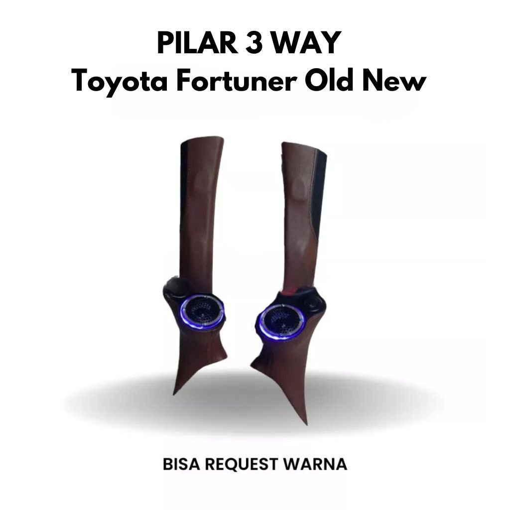 Pilar Pillar Audio Speaker Midrange Tweeter Twiter Mobil 3 Way Toyota Fortuner Old New VRZ VNT TRD