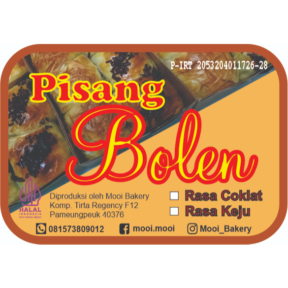 

mooi bakery pisang bolen keju dan cokelat