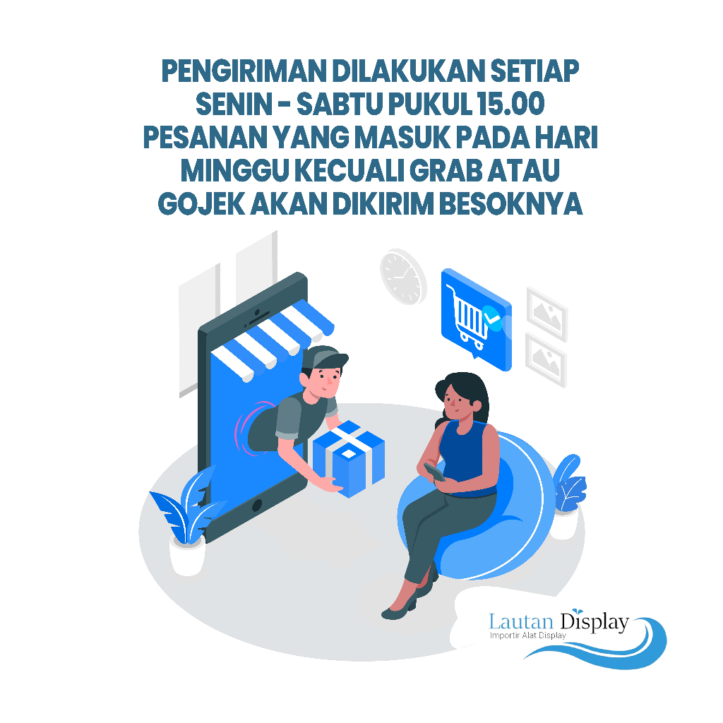 Lumaatelier54 Box Tempat Brosur Akrilik Rak Brochur Pameran Kotak Standing Leaflet Display Majalah