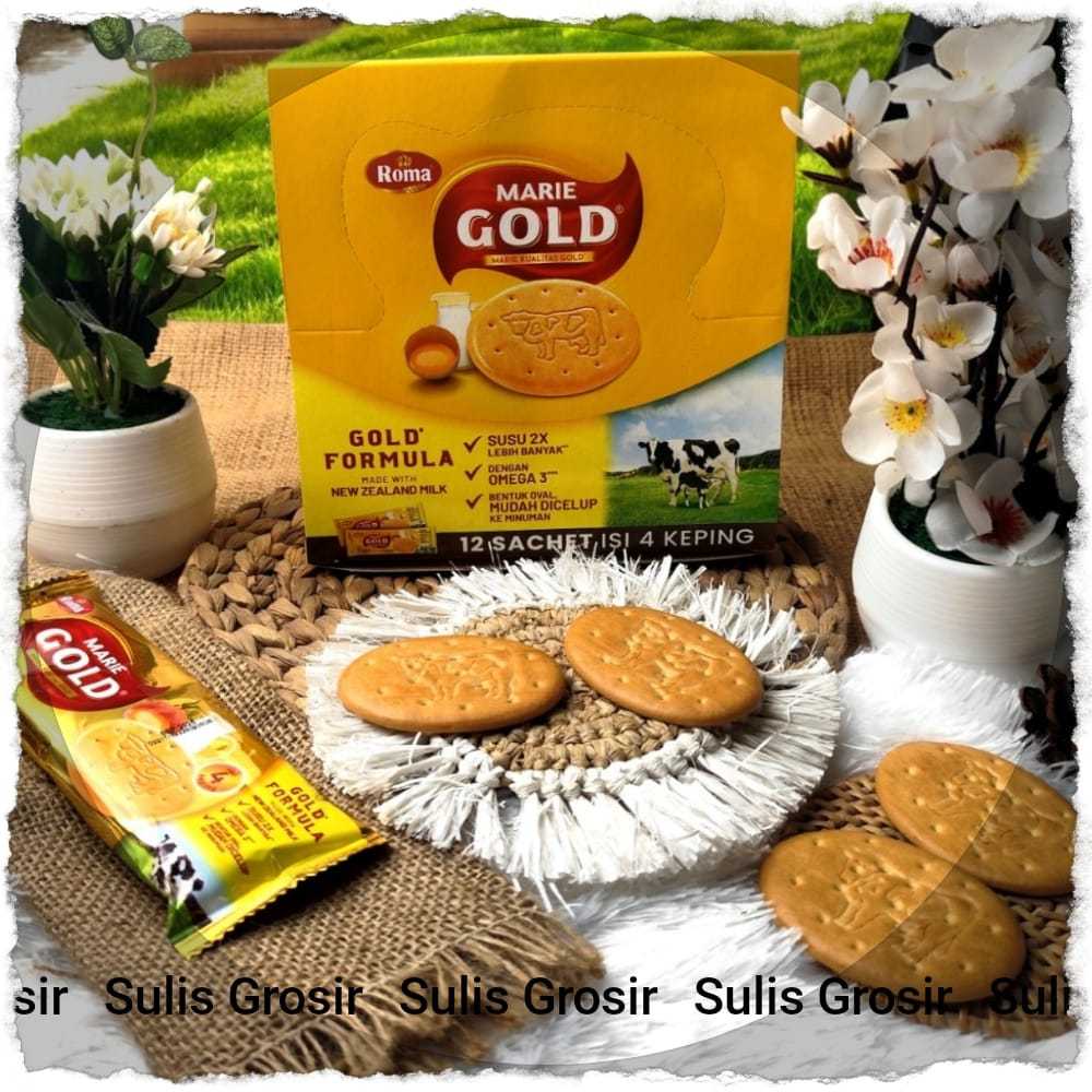 

Biskuit Roma MARIE GOLD Per Box Isi 12 Sachet