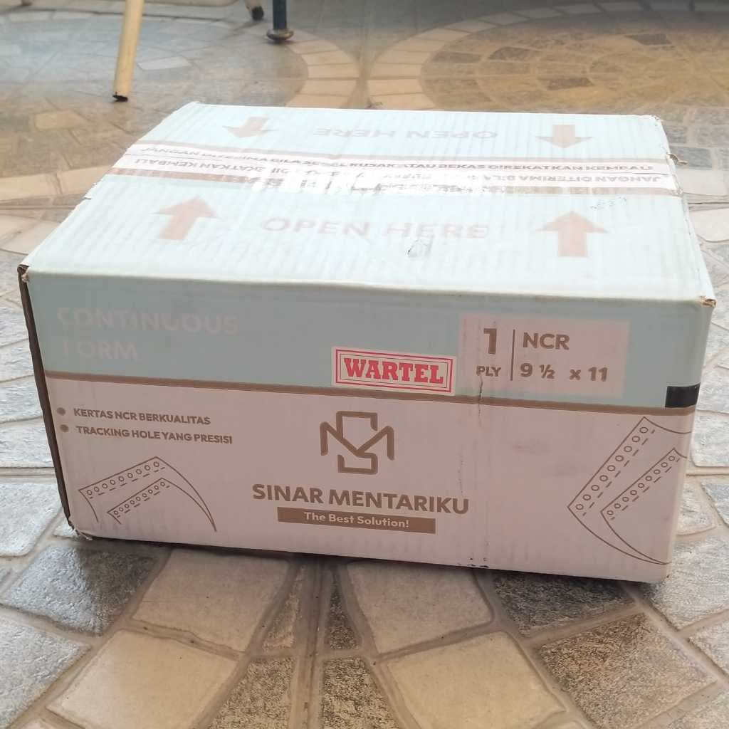 

1 Ply Wartel 9 1/2 x 11 : 4 Wartel Kertas Continous Form Sinar Mentariku