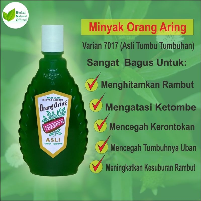 MINYAK URANG ARING ORIGINAL 100% NIAGARA