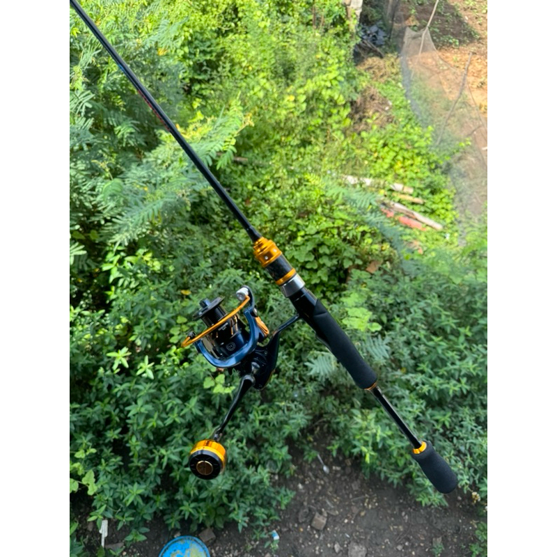 pancing satu set UL solid zorro suriten & reel orca