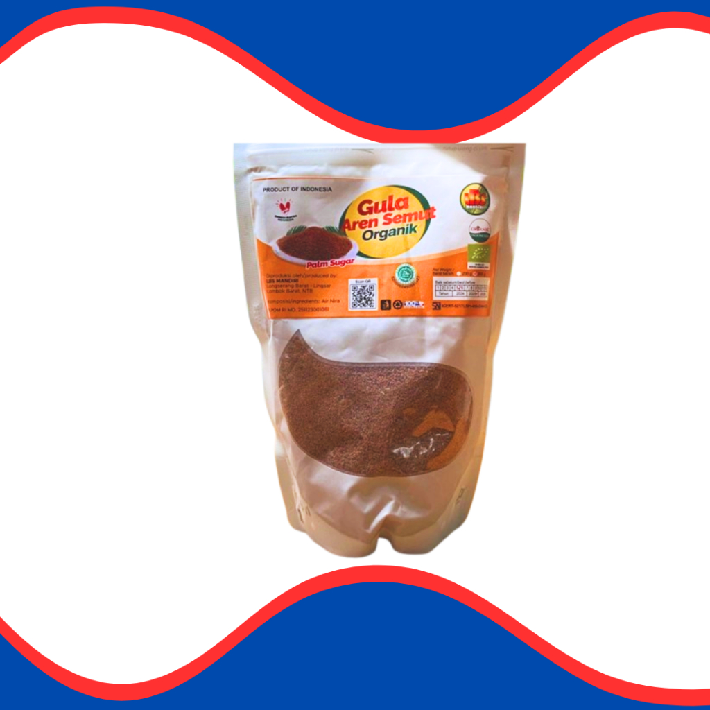 

Gula Aren Semut Organik / Palm Sugar 250Gr